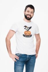 D&B Unisex Póló ST00259 Halloween Fehér-Méret S (ST00259HalloweenWhiteS)