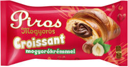 Piros Mogyorós croissant 60g mogyorókrémmel