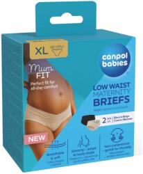 Canpol babies MumFIT alacsony derekú kismama bugyi, XL, 2 db