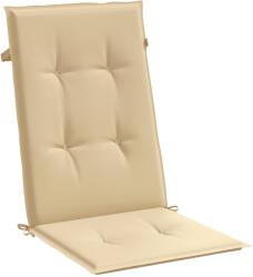 vidaXL 6 db melange bézs szövet magas háttámlájú székpárna 120x50x4 cm 4.3 kg (4002423)