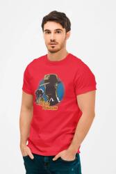 D&B Férfi/Unisex Póló MO00055 TheSimpsons Piros-Méret XL (MO00055 TheSimpsons Red-SizeXL)