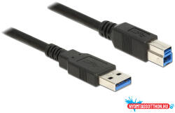 Delock USB 3.0-s kábel A-típusú csatlakozódugóval > USB 3.0-s, B-típusú csatlakozódugóval, 0, 5 m, fe (MD_85065)
