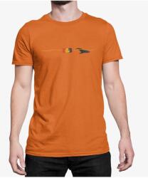 D&B Férfi/Unisex Póló Mini00008 Whale Narancssárga-Méret 2XL (Mini00008 Whale Orange 2XL)