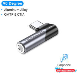 Vention USB-C M - 3.5mm F Audio Adapter (BGWH0)