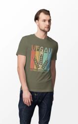 D&B Férfi/Unisex Póló ST00019 Vegan Katonai zöld -Méret XL
