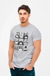 D&B Férfi/Unisex Póló MO00023 Horror Szürke-Méret L (MO00023 Horror RsSportGrey-SizeL)