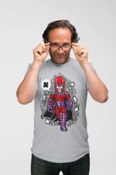 D&B Férfi/Unisex Póló PC00065 Magneto Szürke-Méret M (PC00065MagnetoGrayM)