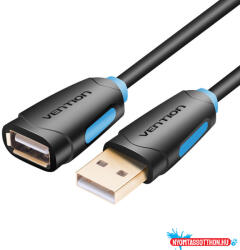 Vention USB-A 2.0/M -> USB-A 2.0/F 5m (hossz, PVC), kábel (CBCBJ) - nyomtassotthon