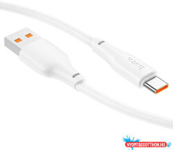 hoco. X93 Force 27W töltő adatkábel USB-A - Type-C fehér 1m (MD_HC790675)