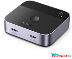 UGREEN USB-C kapcsoló 2 bemenet / 1 kimenet AW502 (55451) - nyomtassotthon