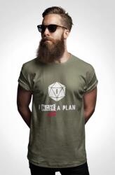 D&B Férfi/Unisex Póló GM00005 Dice Piros-Méret XL (GM00005DiceRedSizeXL)