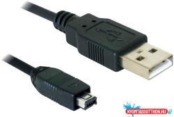 Delock kamera kábel USB-B mini 4 tűs Hirose - USB-A 1, 5 m apa-apa (MD_82208)