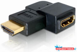 Delock adapter HDMI apa > HDMI anya 90 balra (MD_65077)