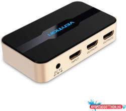 Vention HDMI Splitter (1be-2ki, 4K@30Hz arany-fekete) (ACBG0-EU) - nyomtassotthon