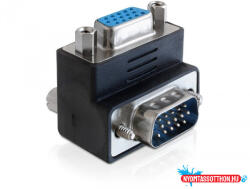 Delock adapter VGA apa / anya 270 -os szögben, szögletes (MD_65247)
