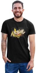 D&B Férfi/Unisex Póló ST00196 Smile Fekete-Méret S (ST00196SmileBlackS)