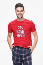 D&B Férfi/Unisex Póló ST00059 Game Over Piros-Méret 2XL (ST00059GameOverPiros2XL)