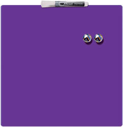 Nobo Tabla NOBO patrata, plastic, 36x36 cm, magnetica, include marker si magneti, mov (NB-1903897) - roua