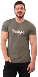 D&B Unisex Póló EB00008 Tokyo Katonai zöld -Méret 2XL (EB00008TokyoMilitaryGreen2XL)