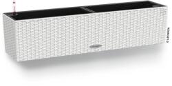 Lechuza Vaza de flori Lechuza BALCONERA Cottage 80, cu sistem de udare, alba, 79 x 19 x 19 cm (15610)