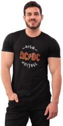 D&B Unisex Póló ZN00002 AC-DC Fekete-Méret S (ZN00002AC-DCFeketeS)