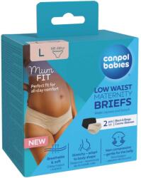Canpol babies MumFIT alacsony derekú kismama bugyi, L, 2 db