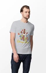 D&B Férfi/Unisex Póló ST00082 Soul Szürke-Méret M