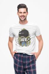 D&B Férfi/Unisex Póló PC00087 PubG Fehér-Méret L (PC00087PubGWhiteL)