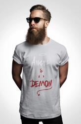 D&B Unisex Póló EB00002 Angel Szürke-Méret M (EB00002AngelGreySizeM)