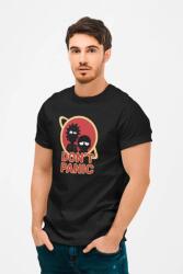 D&B Férfi/Unisex Póló MO00048 RickAndMorty Fekete-Méret S (MO00048 RickAndMorty Black-SizeS)