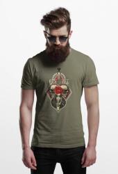 D&B 150 Unisex Póló ZN00014 Rock Katonai zöld-Méret 3XL (ZN00014 Rock Military Green 3XL)