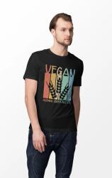 D&B Férfi/Unisex Póló ST00019 Vegan Fekete-Méret XL (ST00019VeganFeketeXL)