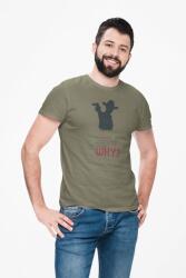 D&B Férfi/Unisex Póló MO00074 Walking Dead Katonai zöld-Méret M (MO00074WalkingDeadMilitaryM)