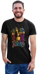 D&B Férfi/Unisex Póló ST00025 Xtreme Fekete-Méret M (ST00025XtremeFeketeM)