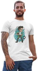 D&B Férfi/Unisex Póló PC00027 Ace Ventura Fehér-Méret 2XL (PC00027AceVenturaWhite2XL)