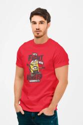 D&B Unisex Póló MO00033 Minions Piros-Méret XL (MO00033 Minions Red-SizeXL)