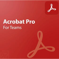 Adobe Licenta ADOBE Acrobat Pro for teams, ALL, Multiple Platforms, Multi European Languages, Annual, Named, Level 2 10 - 49, Subscription (30001850CB02A12)