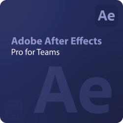 Adobe Licenta ADOBE After Effects for teams, ALL, Multiple Platforms, Multi European Languages, Annual, 1 User, Level 1 1 - 9, Subscription (30002172CC01A12)