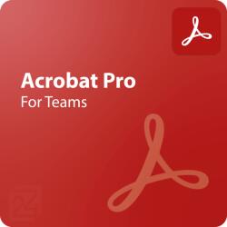 Adobe Licenta ADOBE Acrobat Pro for teams, ALL, Multiple Platforms, Multi European Languages, Annual, 1 User, Level 1 1 - 9, Subscription (65304521CA01A12)