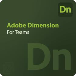 Adobe Licenta ADOBE Dimension for teams, ALL, Multiple Platforms, Multi European Languages, Annual, 1 User, Level 1 1 - 9, Subscription (30002957CC01A12)