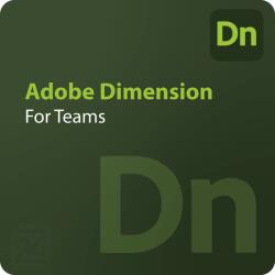 Adobe Licenta ADOBE Dimension for teams, ALL, Multiple Platforms, Multi European Languages, Annual, 1 User, Level 1 1 - 9, Subscription (65305450CA01A12)