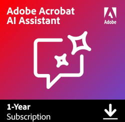 Adobe Licenta ADOBE AI Assistant for Acrobat for teams, ALL, Other, Multi European Languages, Annual, 1 User, Level 1 1 - 9, Subscription (30005943CC01A12)