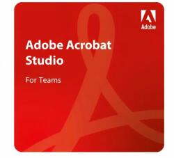 Adobe Licenta ADOBE Acrobat Studio for teams, ALL, Multiple Platforms, Multi European Languages, Annual, 1 User, Level 1 1 - 9, Subscription (30013358CA01A12)