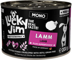  Lucky Jim 6x200g Lucky Jim MINI Mono bárány nedves kutyatáp