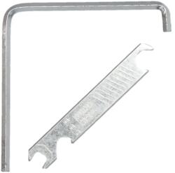 Dedra Set 2 piese: cheie imbus 4mm, 75x75mm + cheie pentru reglarea feronerie DEDRA 06F400 (06F400) Cheie imbus