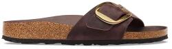 Birkenstock șlapi pentru femei din piele Madrid Big Buckle Oiled Leather 9BY2-KLDZY9_89X (1032914)