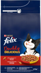 FELIX Doubly Delicious marha&csirke&cékla száraz macskaeledel 1, 4kg