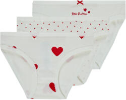 Petit Bateau Chiloți LOT 3 CULOTTES Petit Bateau Alb 4 ani