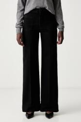 Victoria Beckham blugi wide leg pentru femei Alina 9BY2-SJDZT0_99X (1226DJE007252I)