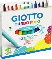 GIOTTO Turbo Maxi Set de markere 5 mm Mix 12 buc (F07620000)